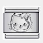 Silver hello kitty-y332 / 1cm