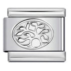 Silver-tree of life-y1437 / 1cm