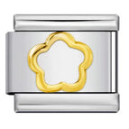 Five-petal blossom-golden-y599 / 1cm