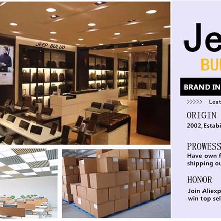 JEEP BULUO Multi-function Business Handbags Men New Man's Shoulder Bag Large Capacity Leather Messenger Bag Crossbody Big Brand