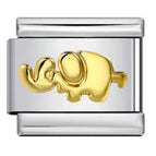 Golden piggy/baby elephant-y411 / 1cm