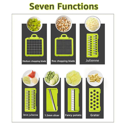 Vegetable Chopper Multifunctional Grater Cutter Kitchen Accessories Manual Fruit Slicer Potatos Shredders Cheese Onions Slicers