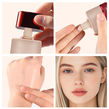 TURN UP THE BASE BLURRING FOUNDATION Face Long Lasting control oil Foundation OS Makeup Cosmetics Skin Matte