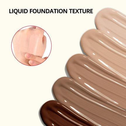 TURN UP THE BASE BLURRING FOUNDATION Face Long Lasting control oil Foundation OS Makeup Cosmetics Skin Matte