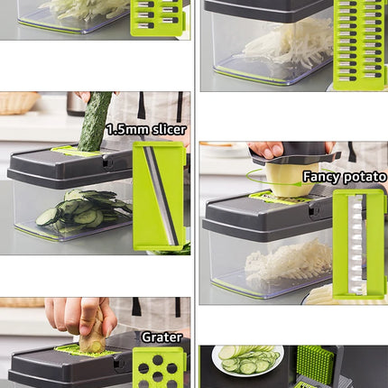 Vegetable Chopper Multifunctional Grater Cutter Kitchen Accessories Manual Fruit Slicer Potatos Shredders Cheese Onions Slicers