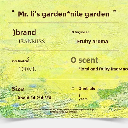 Nile Garden Women's Perfume Lasting Fragrance High-End Niche Perfume Fresh Floral Eau De Toilette Women Body Fragrance Spray