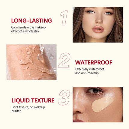 TURN UP THE BASE BLURRING FOUNDATION Face Long Lasting control oil Foundation OS Makeup Cosmetics Skin Matte